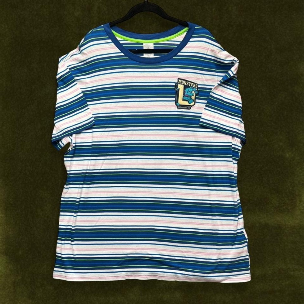 Monsters University Sulley Striped Tee Modern Size 2XL